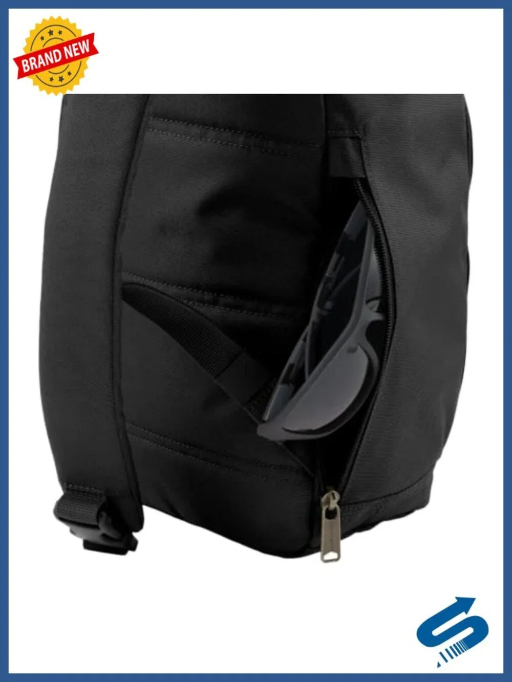 Durable Sling Bag Crossbody Backpack with Padded Tablet Sleeve